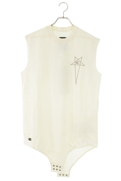 Rick Owens Logo Embroidered Tank Top White Size S