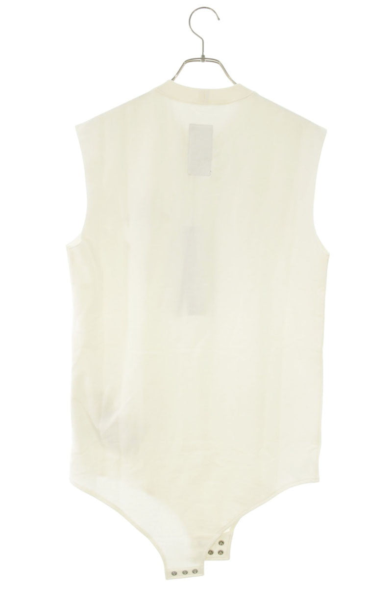 Rick Owens Logo Embroidered Tank Top White Size S
