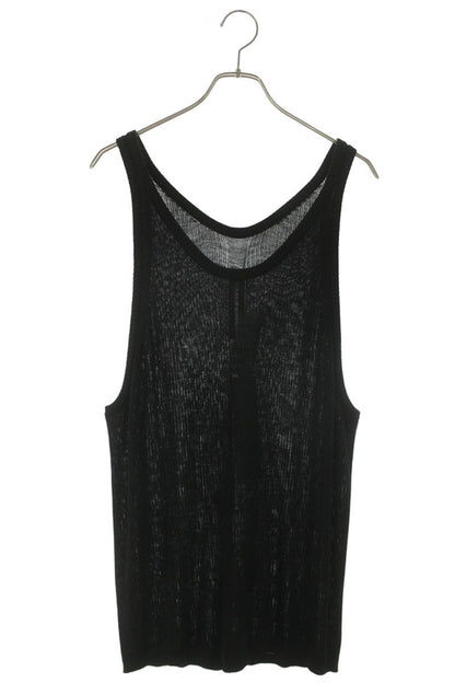 Rick Owens Wool Tank Top Black Size L