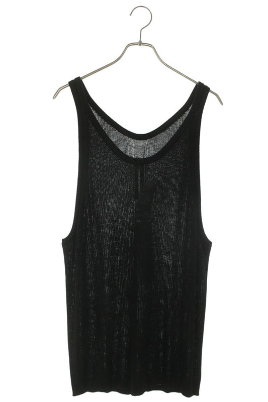 Rick Owens Wool Tank Top Black Size L