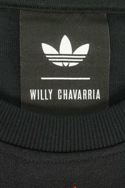 adidas Embroidered Logo Cotton Blend Tank Top Black Size M