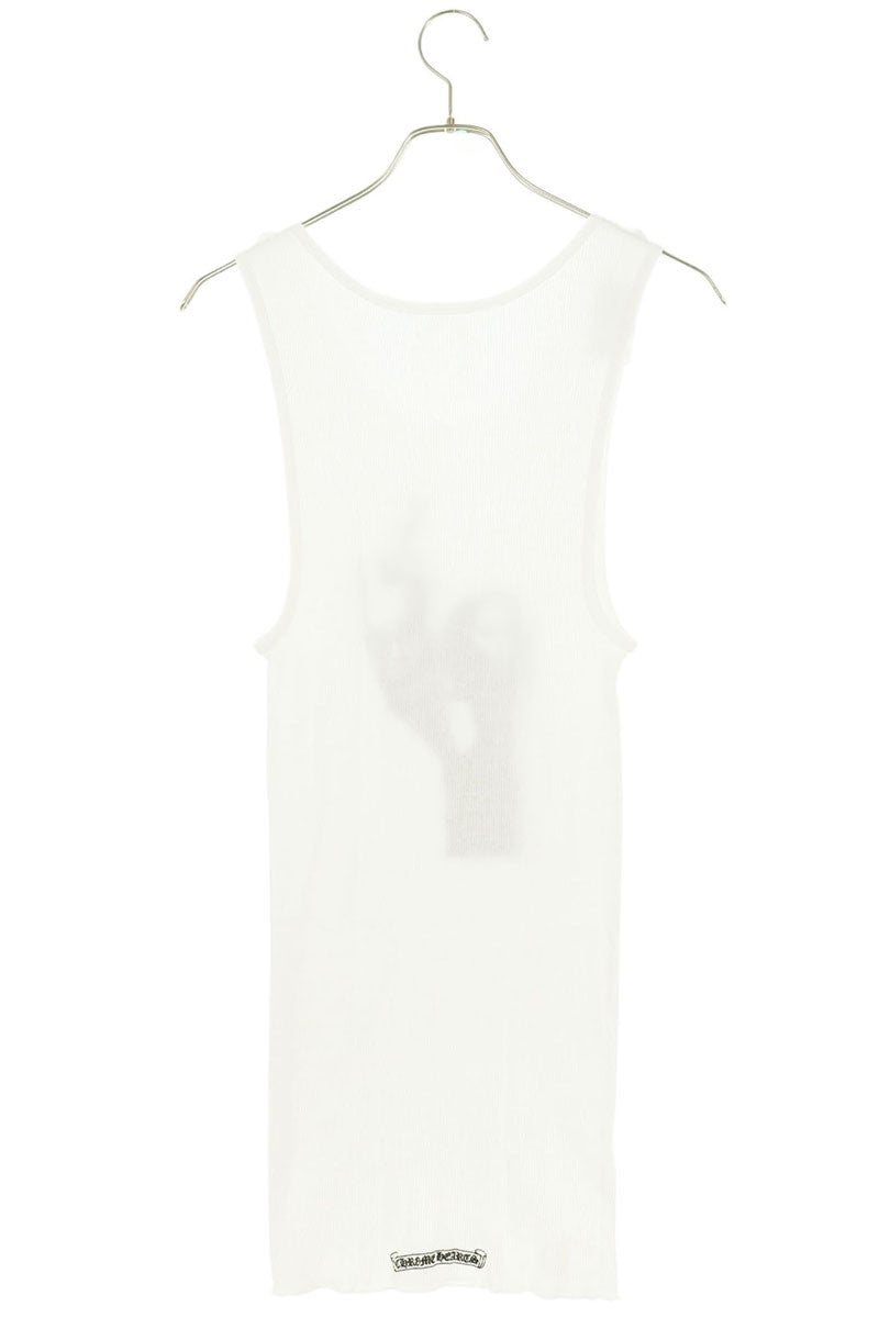 Chrome Hearts RIB TANK Richard Stark Print Tank White Size L