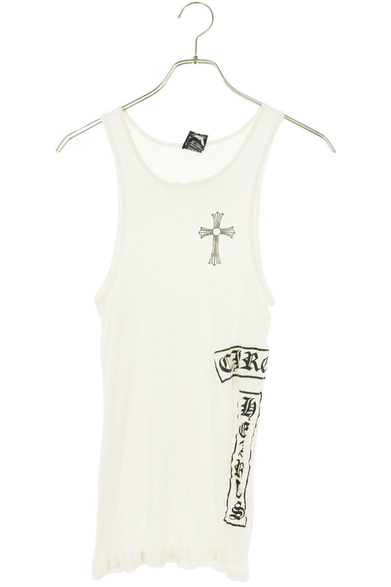 Chrome Hearts Text Print Rib Tank Top Multi Size L