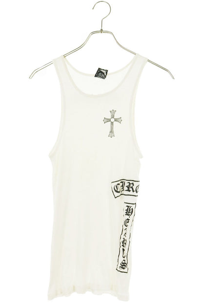 Chrome Hearts Text Print Rib Tank Top Multi Size L