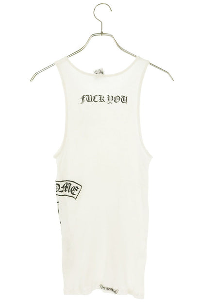 Chrome Hearts Text Print Rib Tank Top Multi Size L