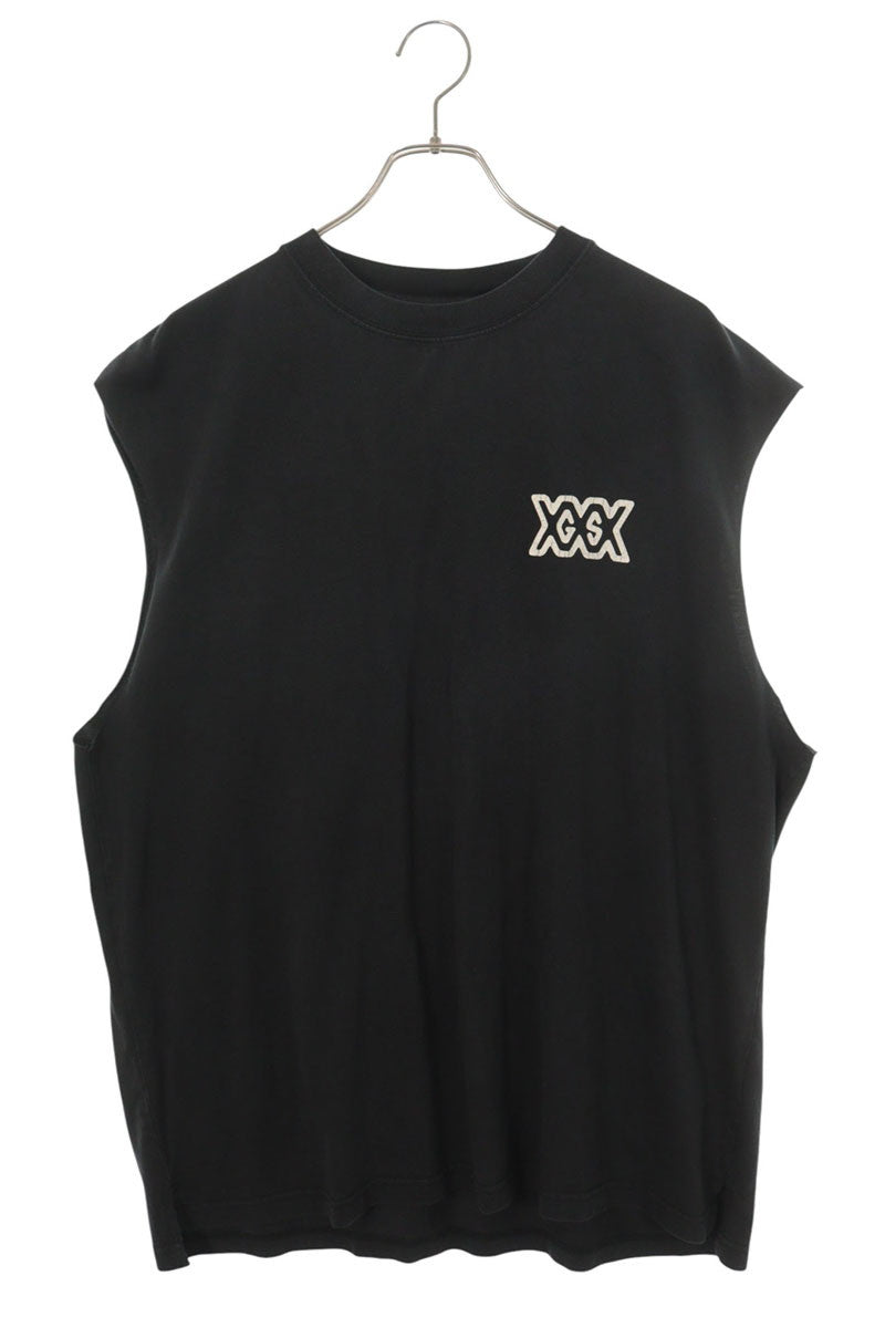 GOD SELECTION XXX 26SS Logo Print T-Shirt Black Size XL
