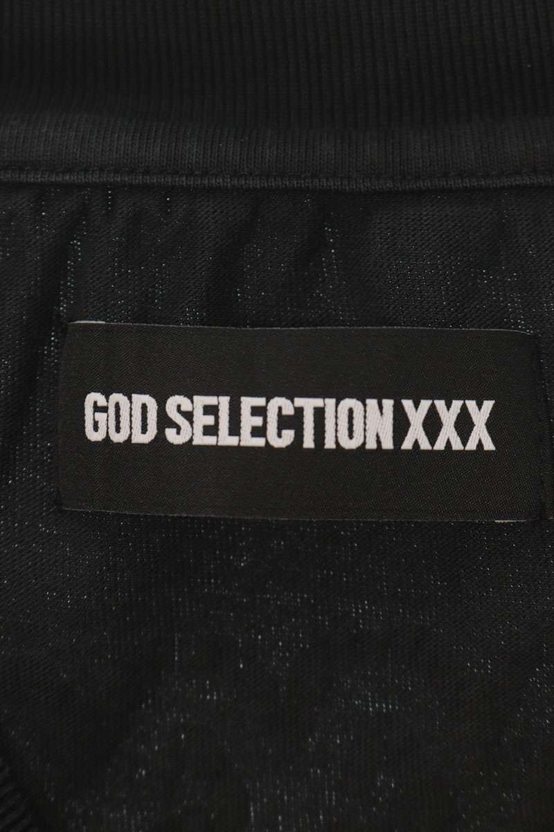GOD SELECTION XXX 26SS Logo Print T-Shirt Black Size XL