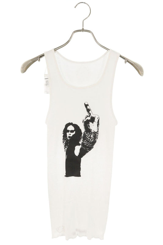 Chrome Hearts Richard Stark Print Rib Tank Top White Size S
