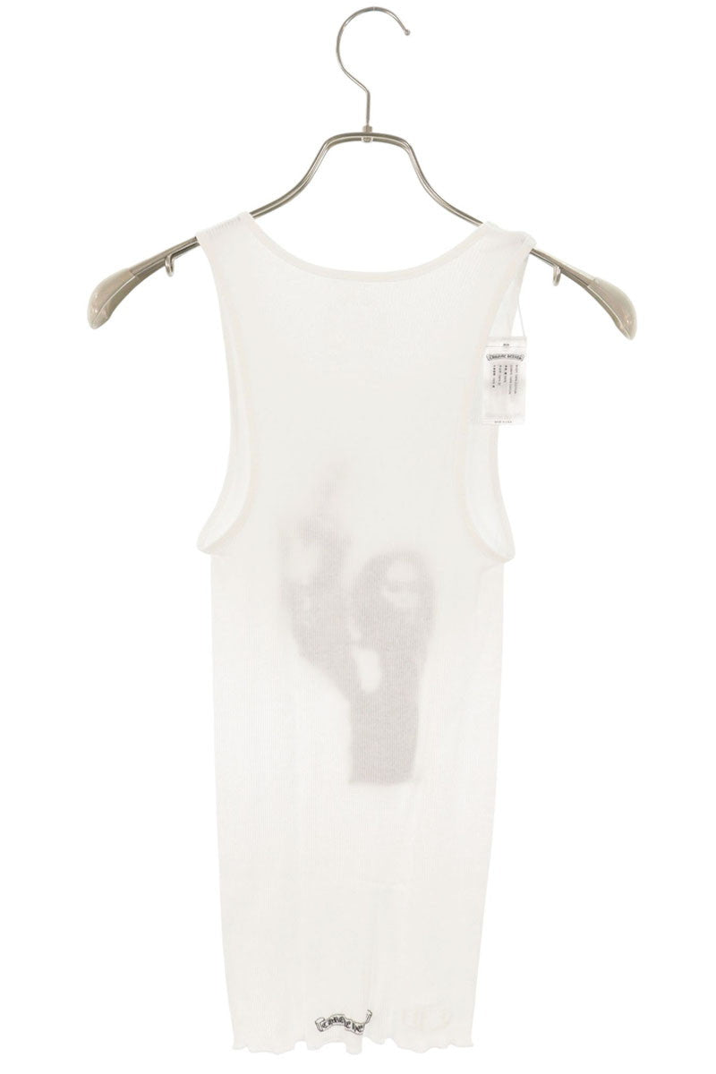 Chrome Hearts Richard Stark Print Rib Tank Top White Size S