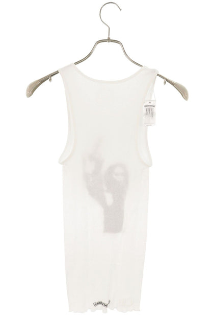 Chrome Hearts Richard Stark Print Rib Tank Top White Size S