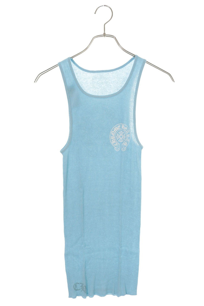 Chrome Hearts RIB TANK Horseshoe Logo Tank Top Size M
