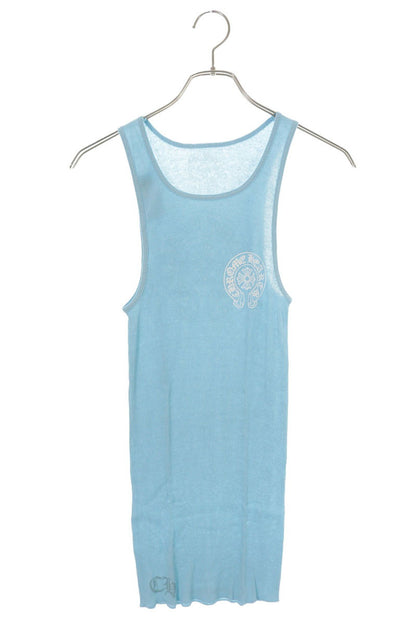 Chrome Hearts RIB TANK Horseshoe Logo Tank Top Size M