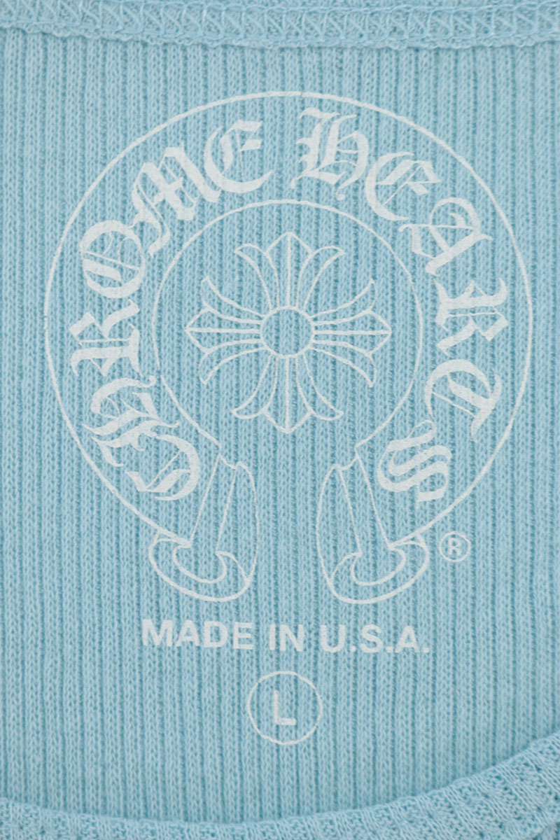 Chrome Hearts Horseshoe Logo Rib Tank Top Multi Size L