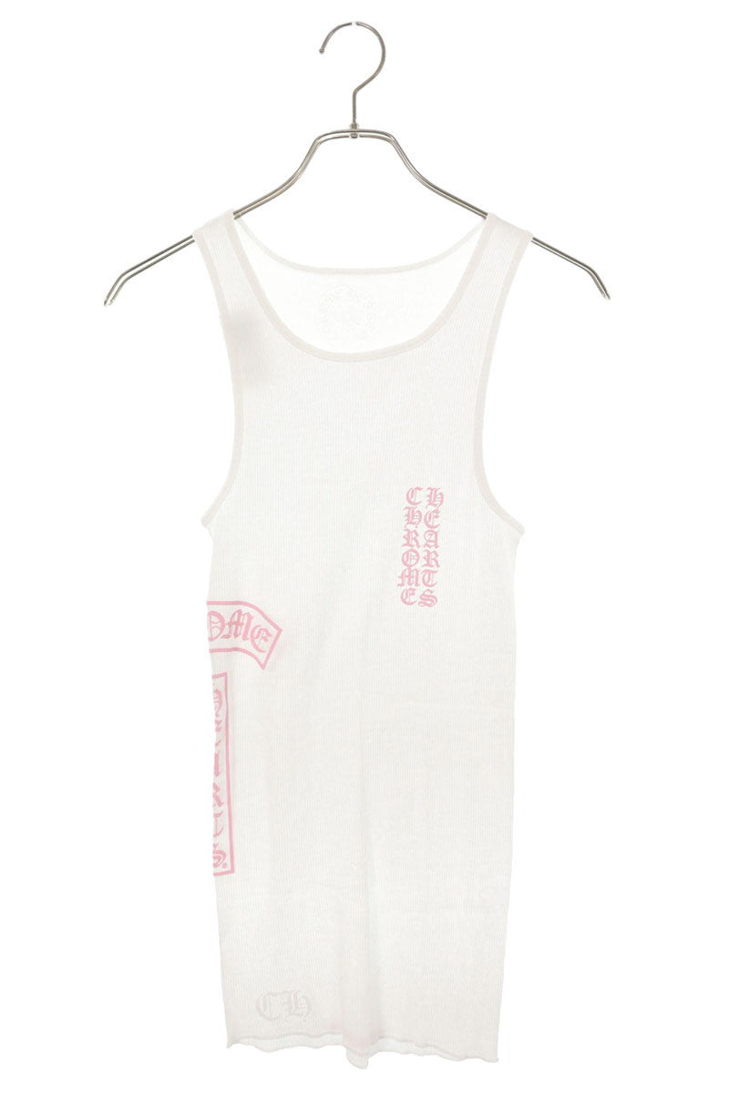 Chrome Hearts T-Bar Logo Rib Tank Top Multi Size S