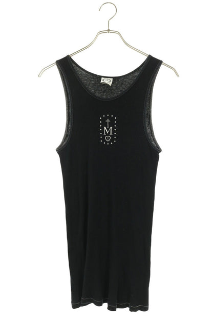 Chrome Hearts Mapplethorpe Print Rib Tank Top Black Size L