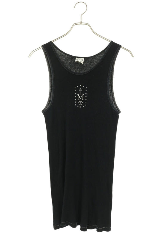 Chrome Hearts Mapplethorpe Print Rib Tank Top Black Size L