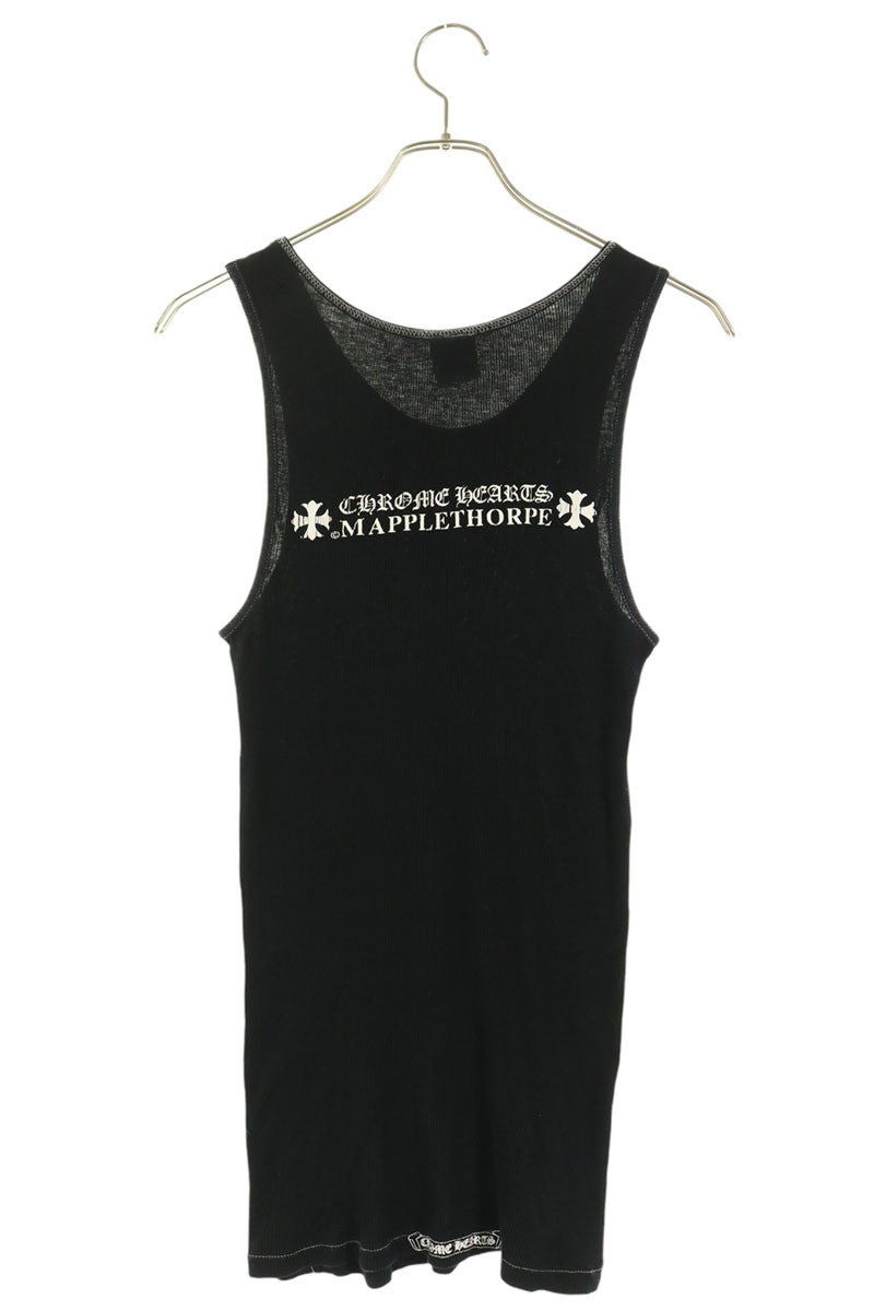 Chrome Hearts Mapplethorpe Print Rib Tank Top Black Size L