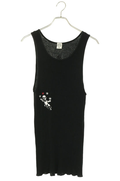 Chrome Hearts RIB TANK FOTI Print Tank Top Black Size L