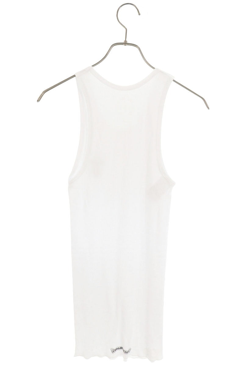 Chrome Hearts CH Flare Beaded Cotton Tank Top Size MED/LRG