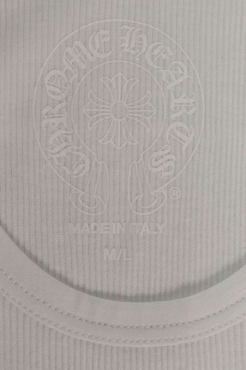 Chrome Hearts CH Flare Beaded Cotton Tank Top Size MED/LRG