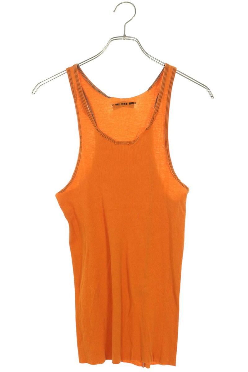IF SIX WAS NINE Cotton Tank Top Orange Size 1