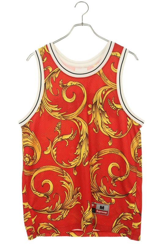 SUPREME x NIKE Formposite Mesh Tank Top Red Yellow Size M