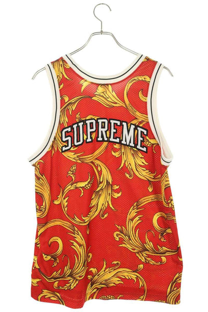 SUPREME x NIKE Formposite Mesh Tank Top Red Yellow Size M