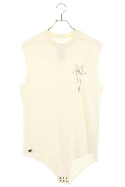 Rick Owens x Champion Logo Embroidered T-Shirt White Size M