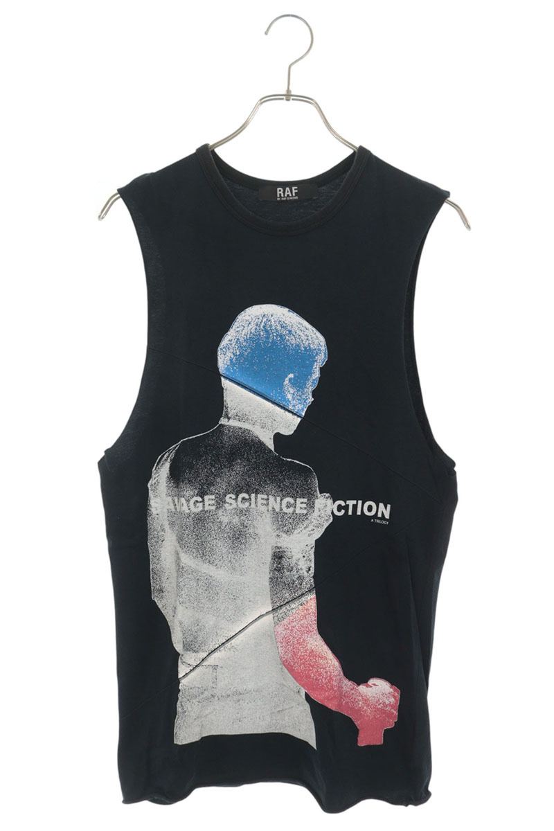 RAF by RAFSIMONS Cutting Design T-Shirt Multi Size 44