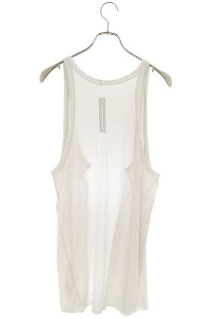 Rick Owens Open Pony Cotton Tank Top White Size S