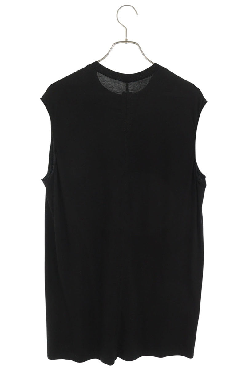 Rick Owens Cotton Tank Top Black Size XS