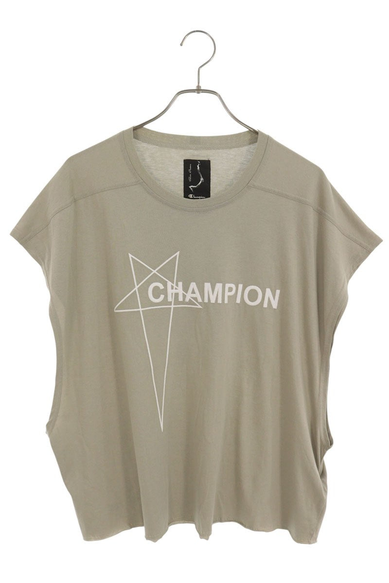 Rick Owens x Champion MICRO TATLIN T T-Shirt Gray Size L