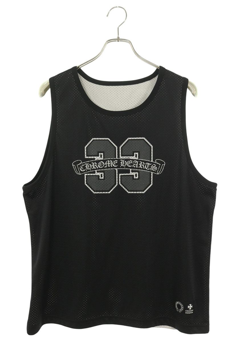Chrome Hearts Reversible Mesh Logo Print Tank Top Size M