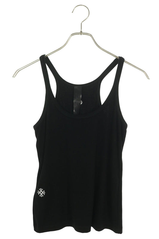 Chrome Hearts Y NOT Logo CH Plus Ribbed Top Black Size S