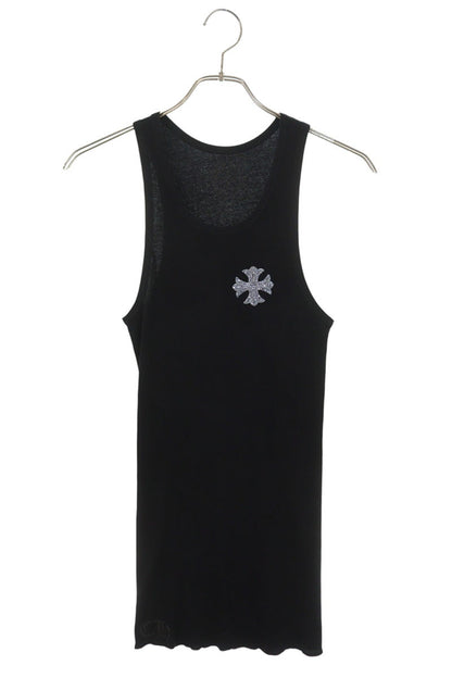Chrome Hearts CH Plus Bead Cotton Tank Black Blue Size M/L
