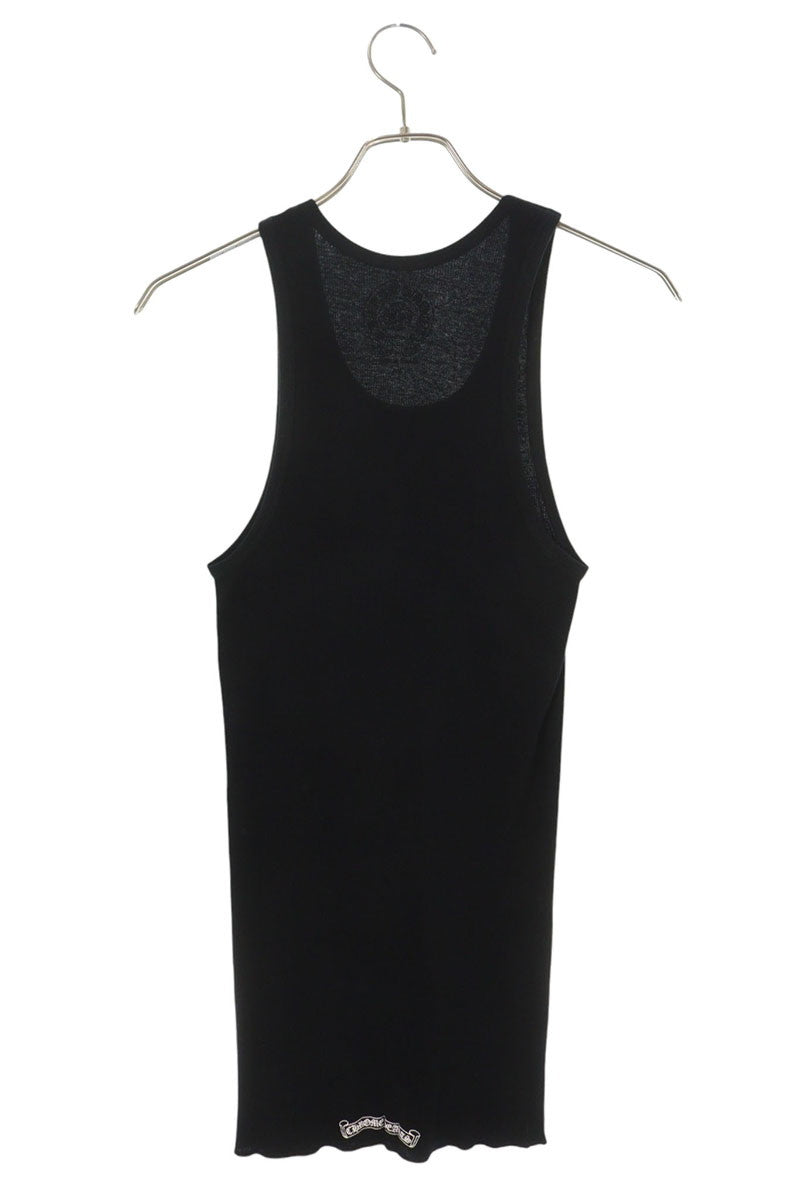 Chrome Hearts CH Plus Bead Cotton Tank Black Blue Size M/L