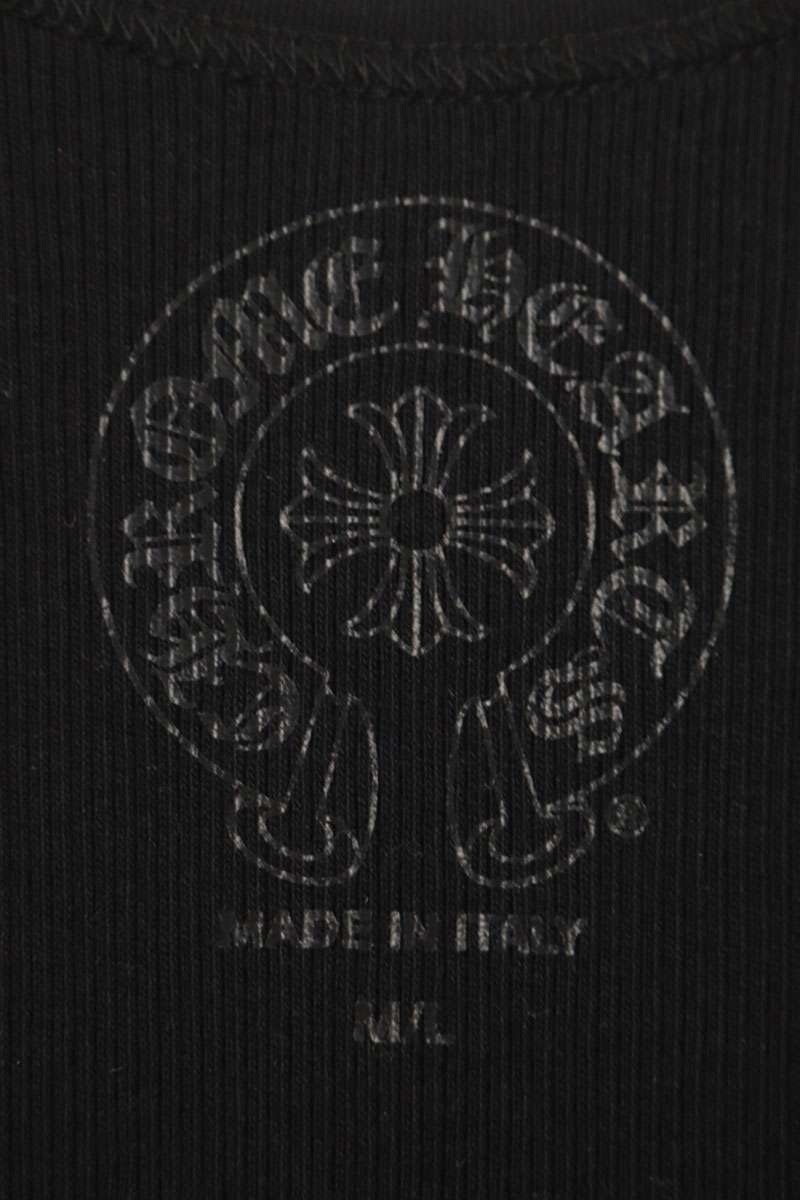 Chrome Hearts CH Plus Bead Cotton Tank Black Blue Size M/L
