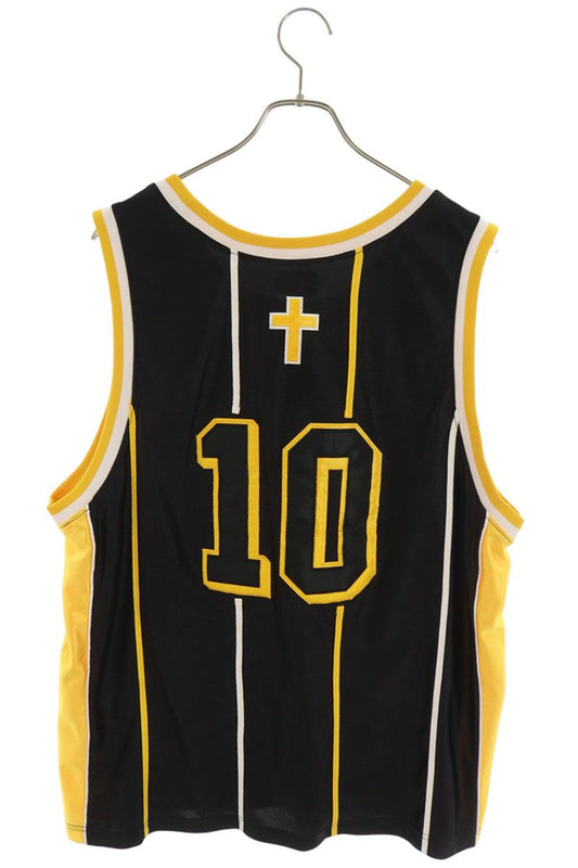 SUPREME 20SS St. Supreme Basketball Black Yellow Size L