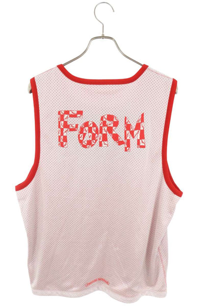 Chrome Hearts Reversible CH Logo Mesh Tank Top Red Size L
