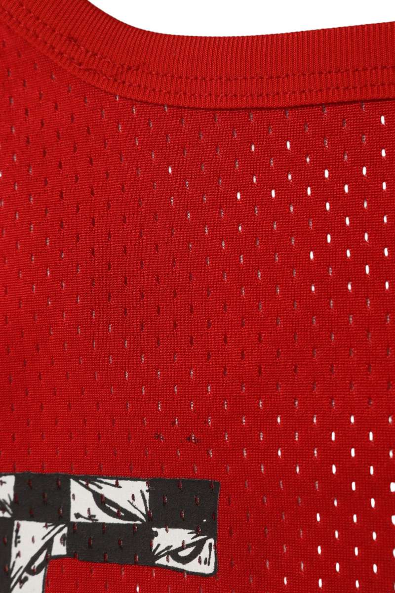 Chrome Hearts Reversible CH Logo Mesh Tank Top Red Size L