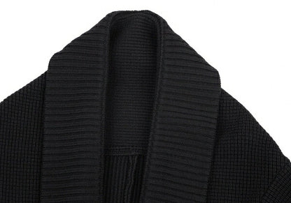 Yohji Yamamoto FEMME Wool Rib Knit Cardigan Black Size 2