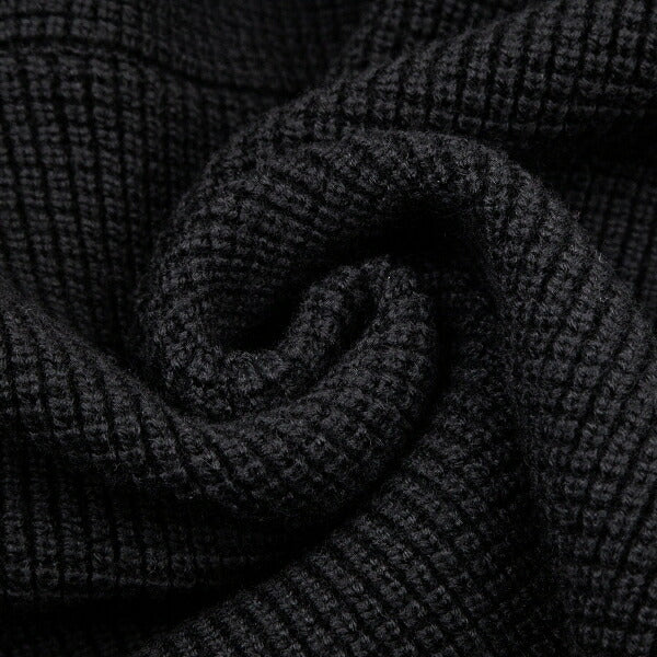 Yohji Yamamoto FEMME Wool Rib Knit Cardigan Black Size 2