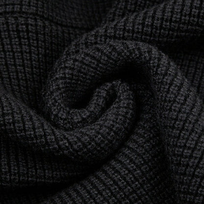 Yohji Yamamoto FEMME Wool Rib Knit Cardigan Black Size 2