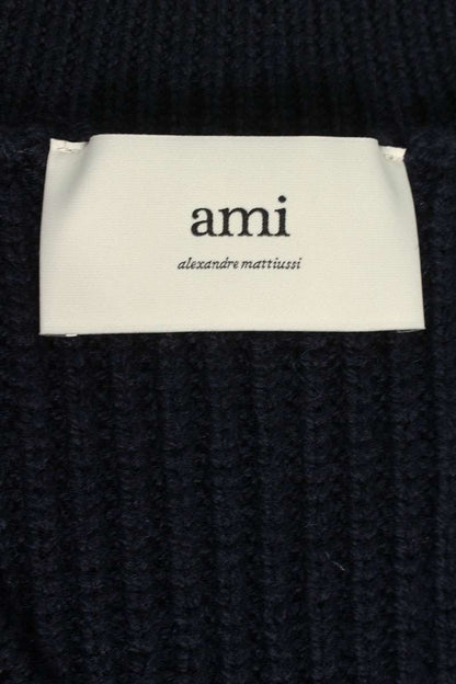 AMI 25SS Embroidered Vest Blue Size XL