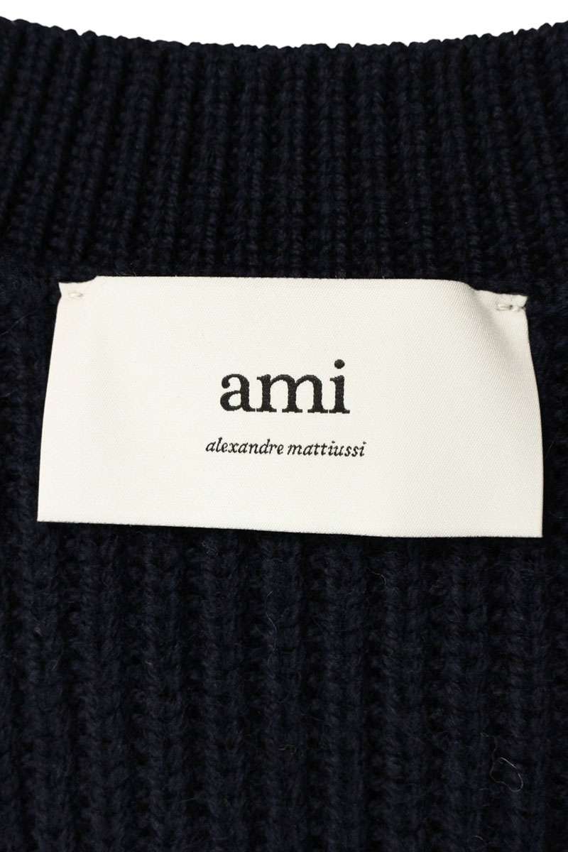 AMI 25SS Embroidered Vest Blue Size XL