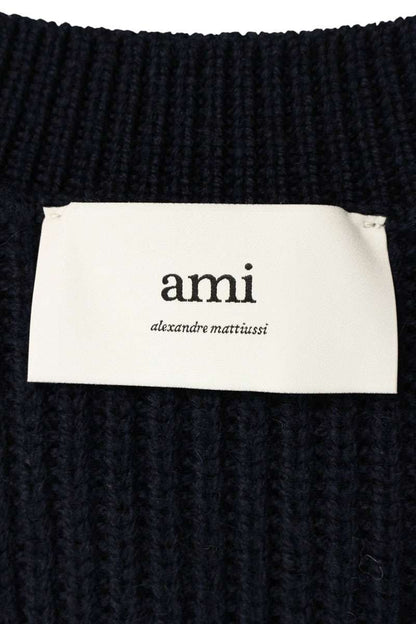 AMI 25SS Embroidered Vest Blue Size XL