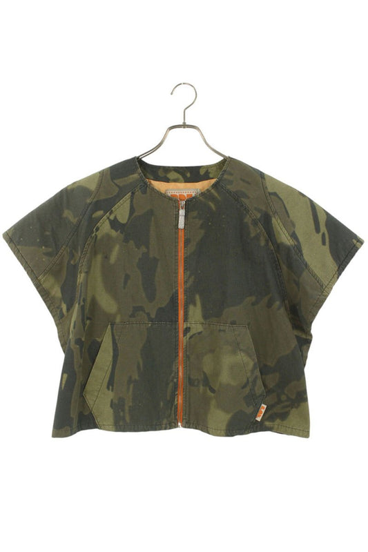 PDF Camo Zip Up Vest Green Size M