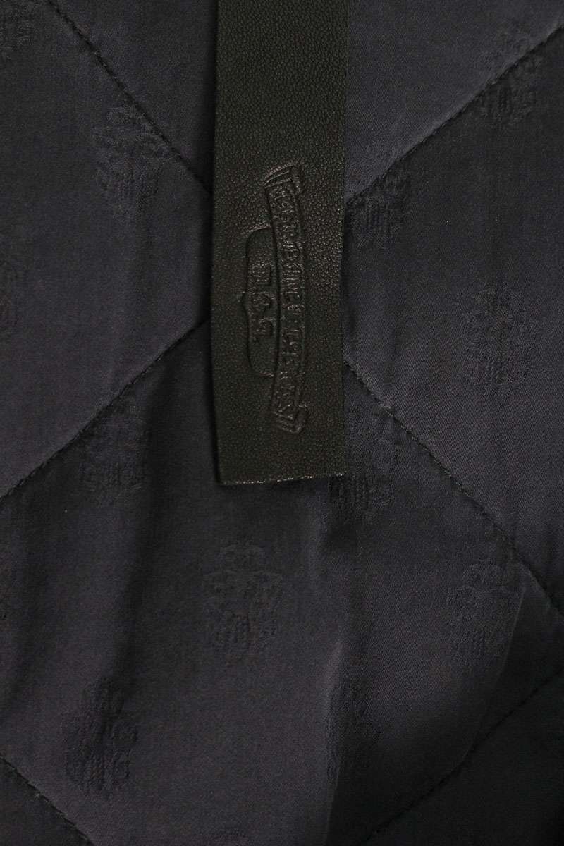 Chrome Hearts TEENAGE KICKS Denim Quilted Vest Indigo Size L