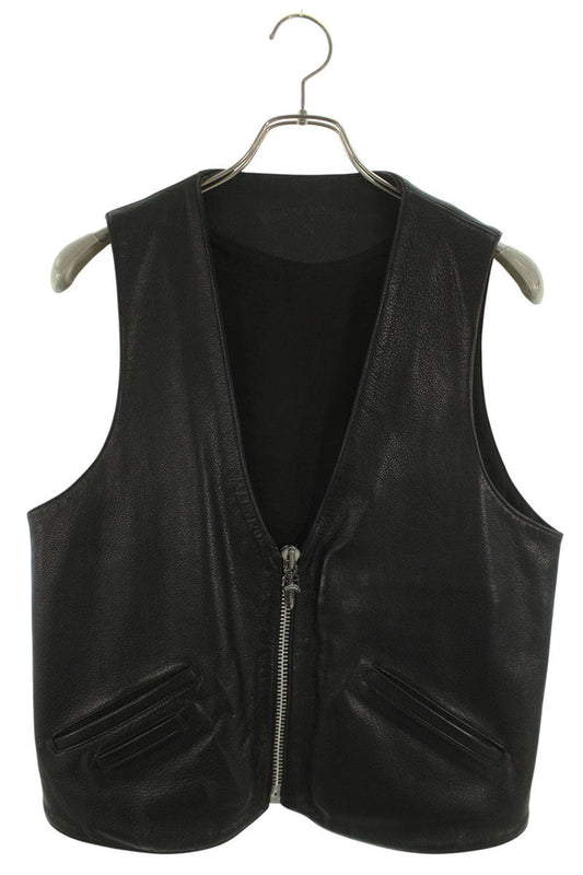 Chrome Hearts #10 Dagger Zip Back Gunslinger Old Vest Size M