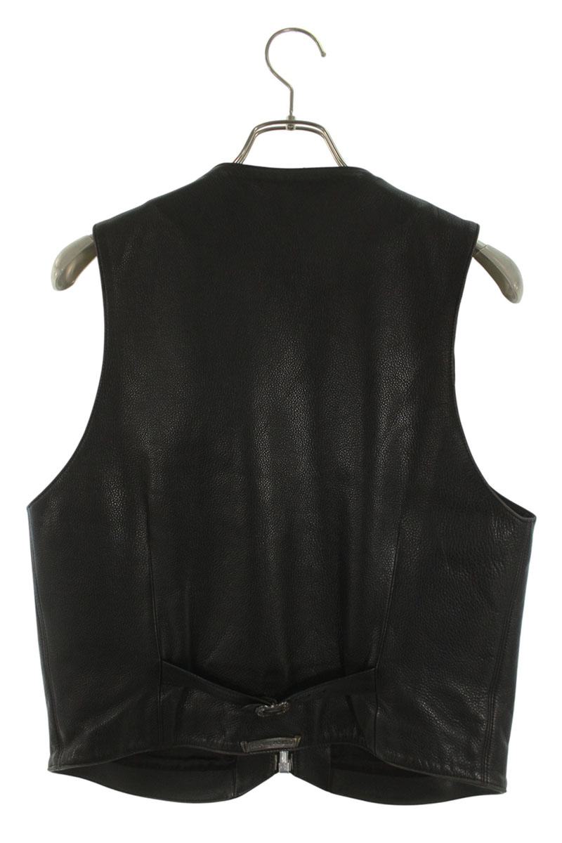Chrome Hearts #10 Dagger Zip Back Gunslinger Old Vest Size M